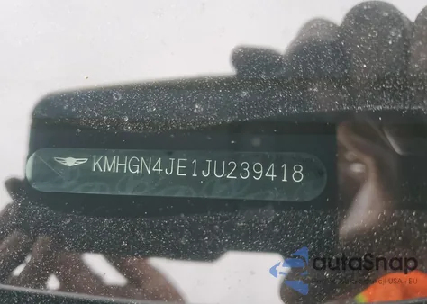 2018 Genesis G80 Base из США, поврежденный, VIN KMHGN4JE1JU239418